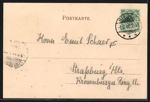 AK Siegen, Stadt und Oberes Schloss