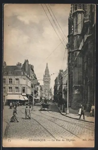 AK Dunkerque, La Rue de l`Église