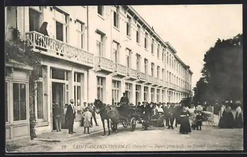 AK Saint-Amand-Thermal /Nord, Partie principale du Nouvel Établissement
