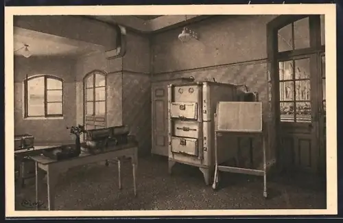 AK Zuydcoote /Nord, Un coin de la Cuisine, Four électrique
