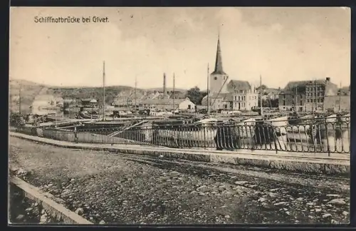 AK Givet, Schiffnotbrücke