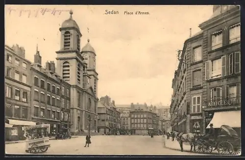 AK Sedan, Waffenplatz mit Kutsche