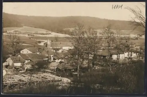 Foto-AK Grandham, Vue générale de la ville