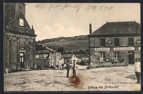 AK Vaux en Dieulet, Ortskommandantur, Kantine