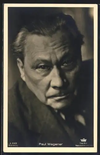 AK Schauspieler Paul Wegener