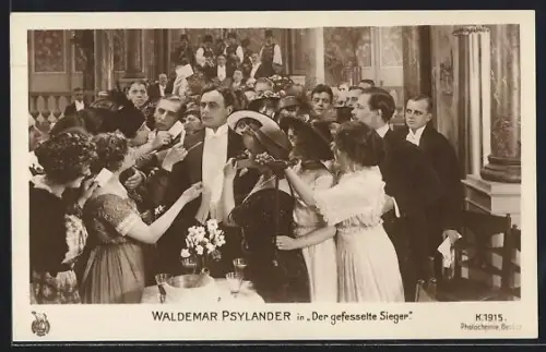 AK Schauspieler Waldemar Psylander in Der gefesselte Sieger