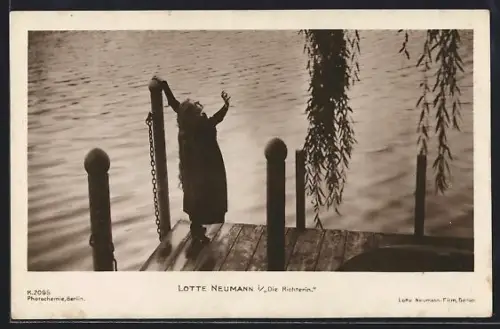 AK Schauspielerin Lotte Neumann in ihrer Rolle im Film Die Richterin