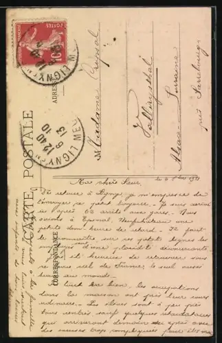 AK Ligny-en-Barrois /Meuse, Église, Entrée principale