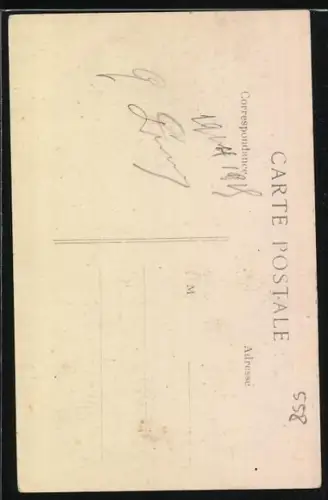 AK Laheycourt /Meuse, L`Église bombardée par les Allemands