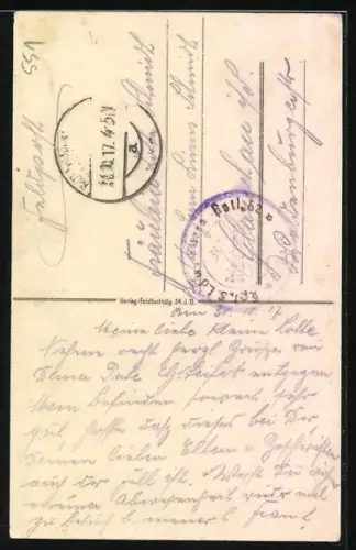 AK Romagne /S.-M., Vue de l`église et des maisons du village