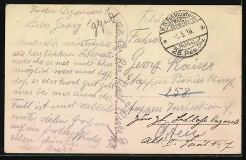 AK Charlepaux, Moulin dans la forêt d`Argonne