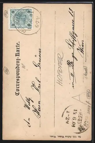 AK Opernsängerin Ellen Brandt-Forster im Porträt