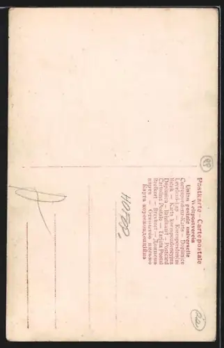 AK Opernsänger Naval im Kostüm