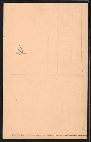 AK Opernsänger Ernst Schiller mit Notenblatt in der Hand