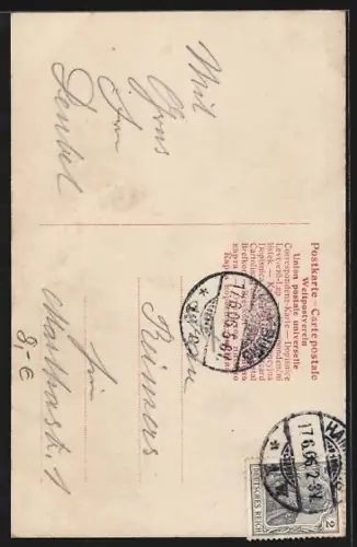 AK Opernsängerin Reta Walter mit Hut