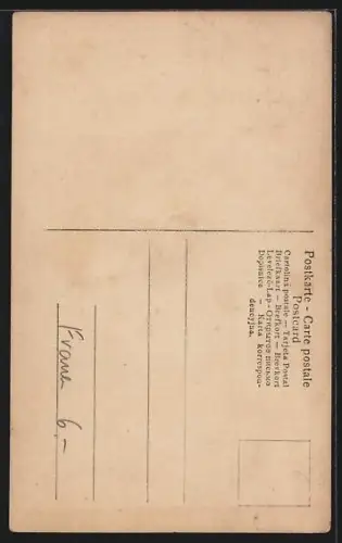 AK Opernsängerin Farrar mit Perlenkette