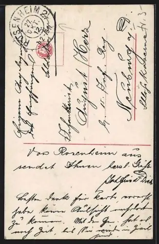 AK Opernsängerin Reta Walter im Kostüm