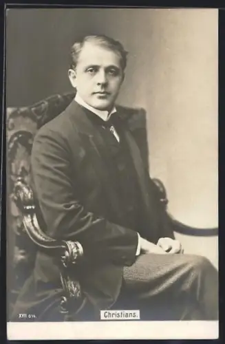 AK Opernsänger Christians elegant im Anzug