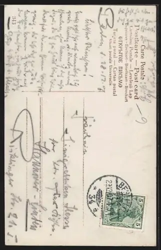 AK Geraldine Farrar, Portrait mit Muff