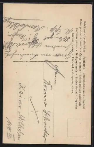 AK Opernsängerin Farrar schaut nach oben