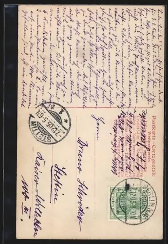 AK Geraldine Farrar in einer Rolle, Portrait