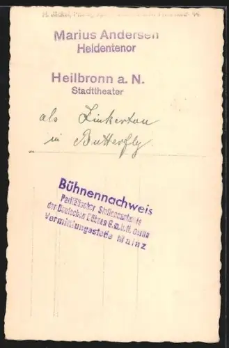 AK Marius Andersen als Linkertan in Kapitänsuniform