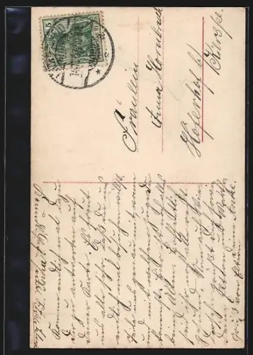 AK Reta Walter als Mignon mit Mandoline