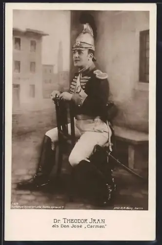 AK Dr. Theodor Jran als Don José in Carmen