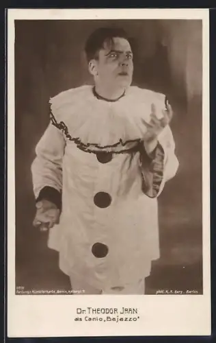 AK Dr. Theodor Jran als Canio in Bajazzo