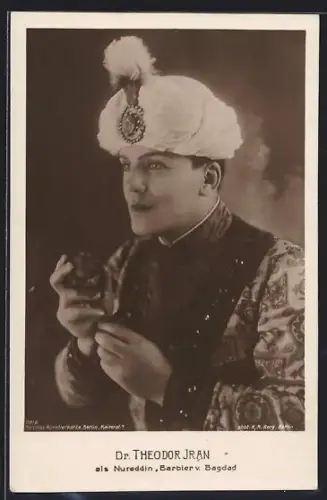 AK Dr. Theodor Jran als Nureddin in Barbier v. Bagdad