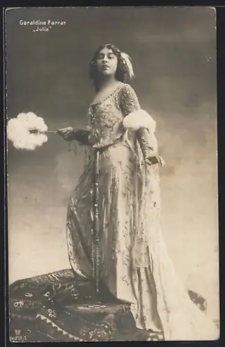 AK Geraldine Farrar als Julia