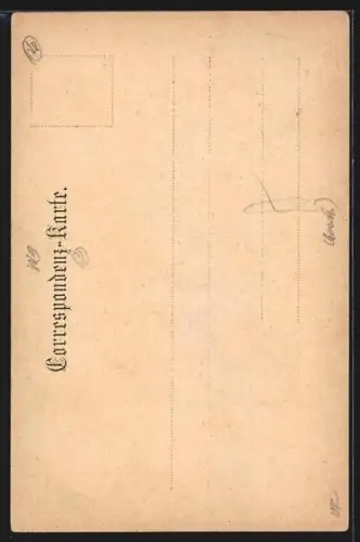 AK Adolf Fröden, Portrait mit Karo-Krawatte