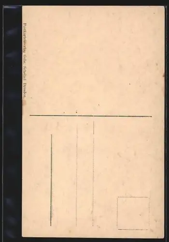 AK Liesel v. Schuch, Hofopernsängerin, Portrait mit Federhut