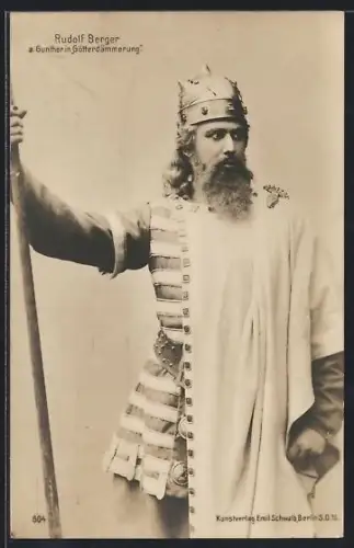 AK Rudolf Berger als Gunther in Götterdämmerung