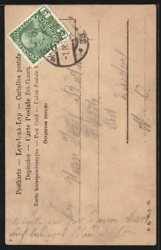 AK Opernsänger Schmedes als Lohengrin mit Schwert