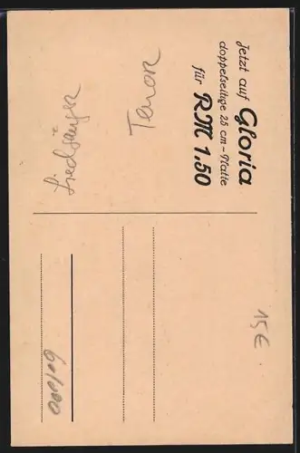 AK Opernsänger Harry Steier mit freundlichem Lächeln