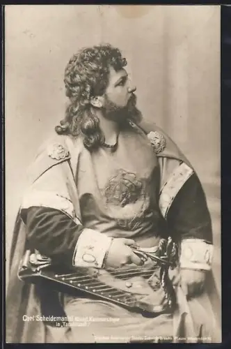 AK Carl Scheidemantel mit Lyra in Tannhäuser