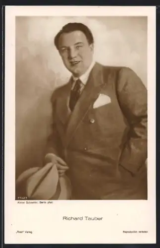 AK Portrait des Schauspielers Richard Tauber