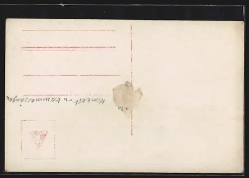 AK Cläre Dux, bäuchlings mit Blumenkranz in Königskinder