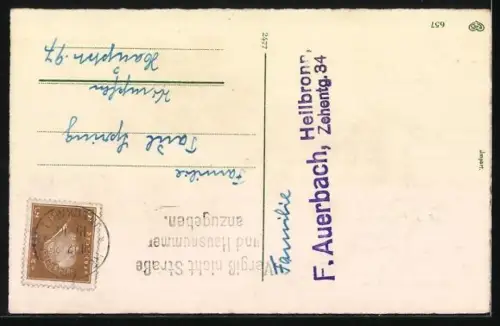 AK Schwein mit Glücksklee-Topf, Hufeisen, Neujahrsgruss