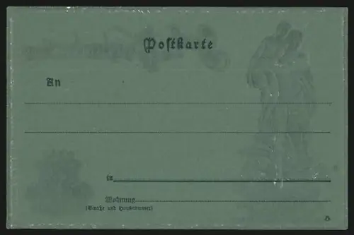 Präge-AK Frankfurt-Westend, Perseus-Gruppe im Palmengarten