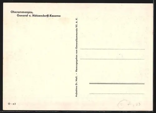 AK Oberammergau, General v. Hötzendorff-Kaserne, Soldat davor