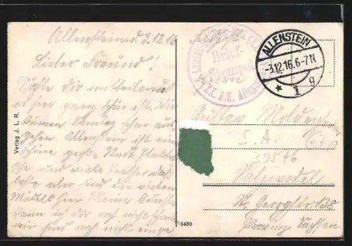 AK Stendal, Blick auf das Uenglinger-Tor