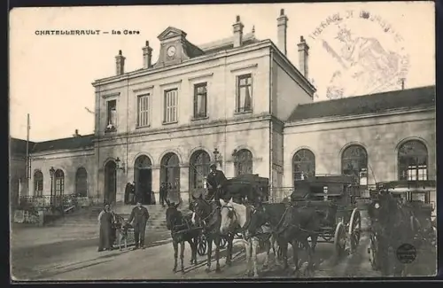 AK Chatellerault, Gare d`Orléans, Bahnhof