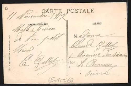 AK Valdieu, La gare, le canal du Rhône au Rhin, Bahnhof