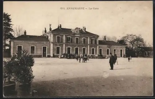 AK Annemasse, La Gare