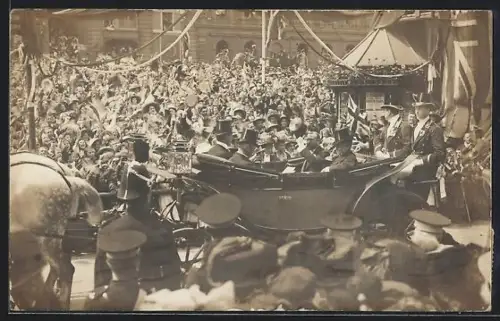 AK Norwich, Georg V in the street