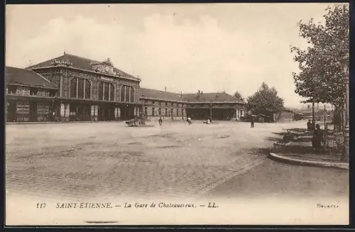 AK Saint-Etienne, La Gare de Chateaucreux
