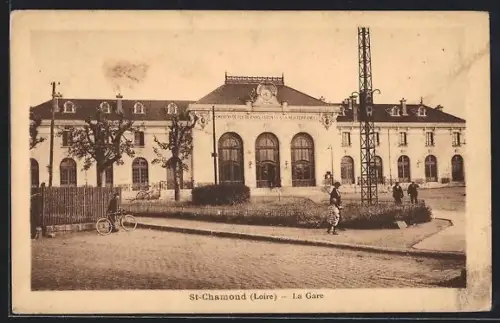 AK St-Chamond /Loire, La Gare