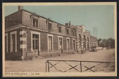 AK Rive-de-Gier /Loire, La Gare